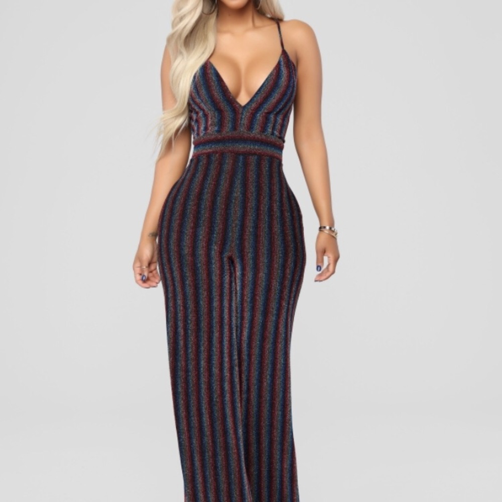 Fashion Nova Keepin’ Some Secrets Jumpsuit